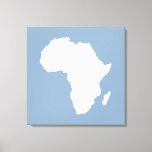 Rock Blue Audacious Africa Leinwanddruck<br><div class="desc">Afrika kartografiert Kontur in Weiß mit Kontrastfarben in Emporio Moffas "Safari"-Palette,  inspiriert durch die wagemutige Abenteuerlust und Wildnis des Kontinents.</div>