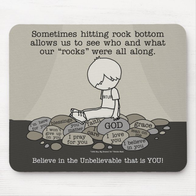 Rock Bottom Mousepad (Vorne)