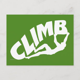 Rock Bouldering Postkarte