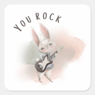 Rock Bunny Sticker