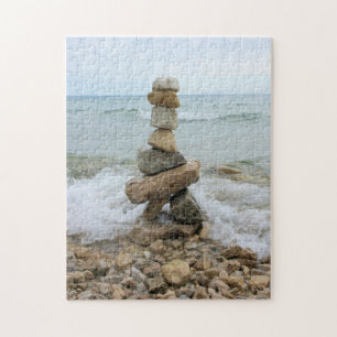 Rock Cairn am See - 11x14 - 252 Stk. Puzzle