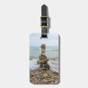 Rock Cairn (Säule) - Mackinac Island, Michigan Gepäckanhänger