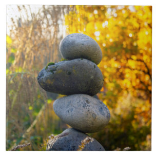 Rock Cairn Zen Garden Fliese