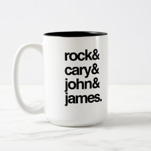 Rock Cary John und James Zweifarbige Tasse