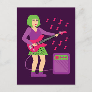 Rock Chick Postkarte