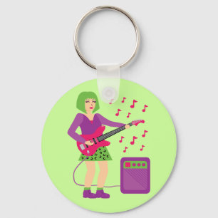 Rock Chick Schlüsselanhänger