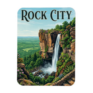 Rock City Gärten Magnet