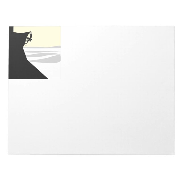 Rock Climber 1 Notizblock (Vorderseite)