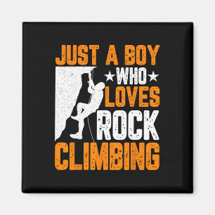 Rock Climber Boys - Lustig, nur ein Junge, der Roc Magnet