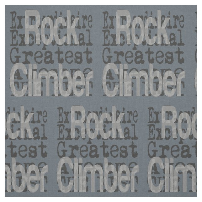 Rock Climber Extraordinaire Stoff (Muster)
