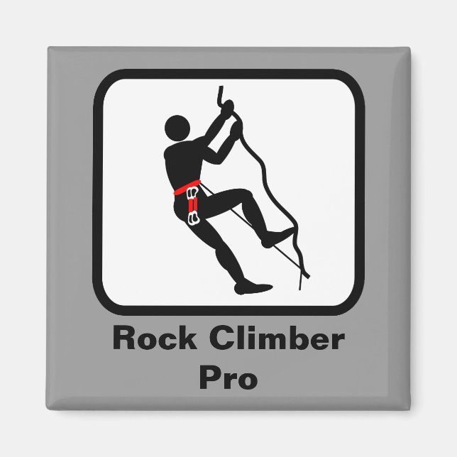 Rock Climber Pro Magnet (Vorne)