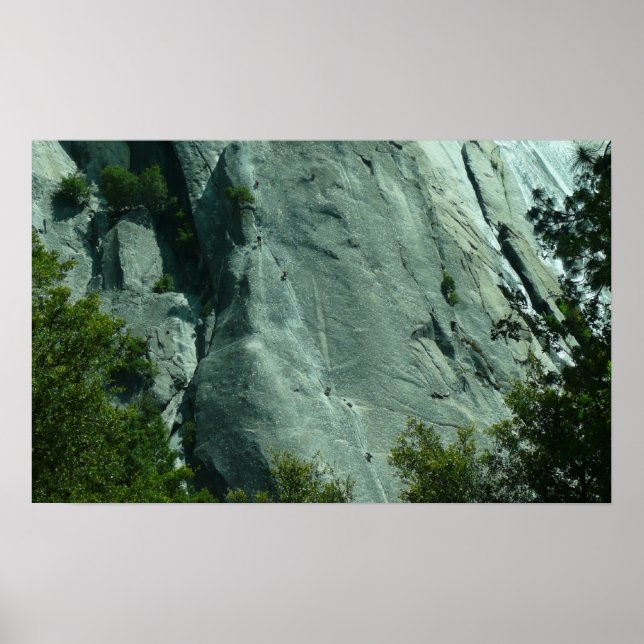 Rock Climbers auf El Capitan Poster (Vorne)