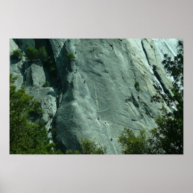 Rock Climbers auf El Capitan Poster (Vorne)