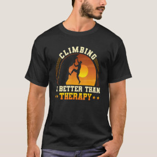 Rock Climbing Bergsteigen im Rett T-Shirt