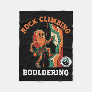 Rock Climbing Bouldering Abenteuer Spaß Fleecedecke