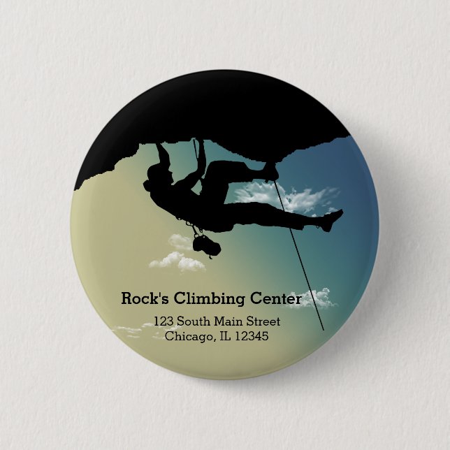 Rock Climbing Button (Vorderseite)