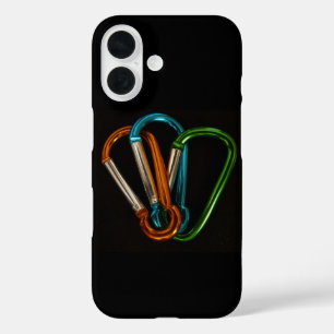 Rock Climbing Carabiner iPhone 16 Hülle