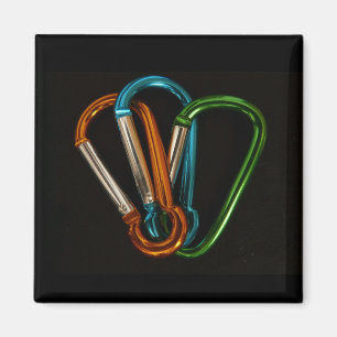Rock Climbing Carabiners Magnet