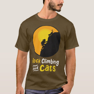 Rock Climbing Cat T-Shirt