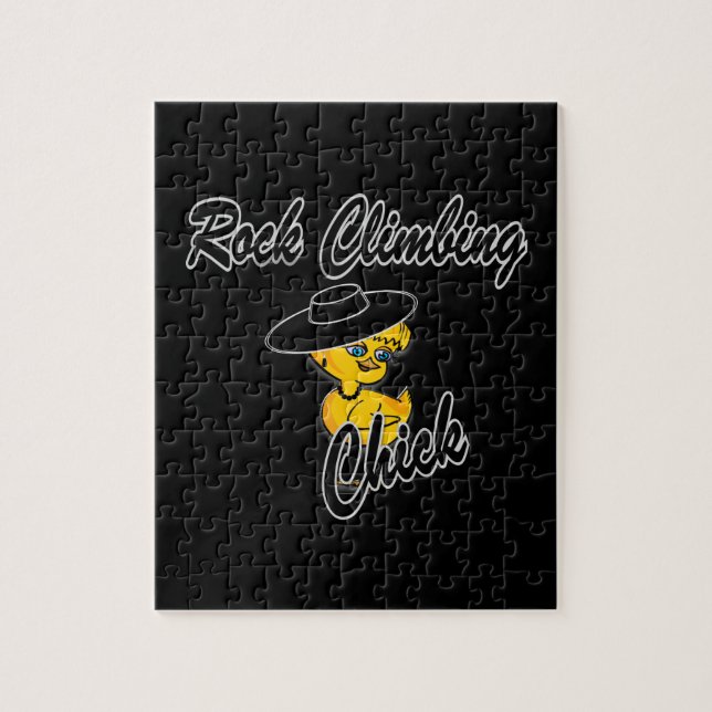 Rock Climbing Chick #4 Puzzle (Vertikal)