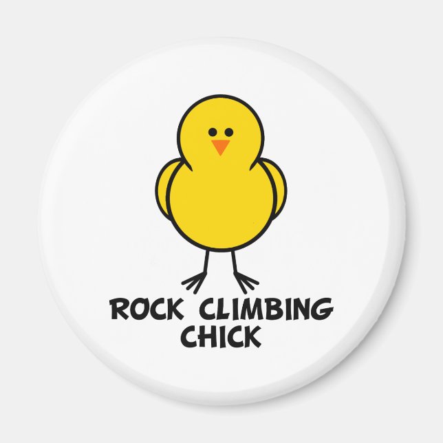 Rock Climbing Chick Magnet (Vorne)