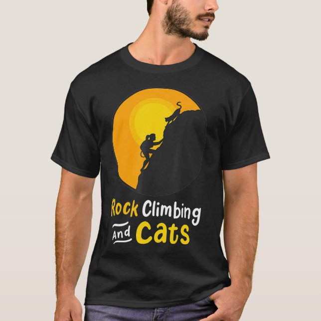 Rock Climbing Climber Geschenk T-Shirt (Vorderseite)