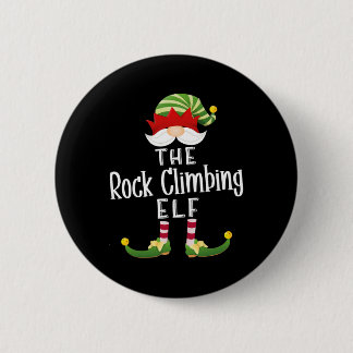 Rock Climbing Elf Group Christmas Funny Pajama Par Button