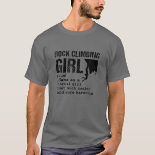 Rock Climbing Girl - Bergsee T-Shirt