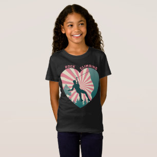 Rock Climbing Girl Kletterer T-Shirt