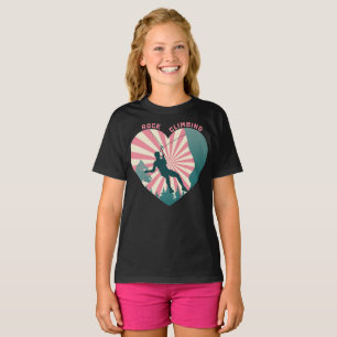 Rock Climbing Girl Kletterer T-Shirt