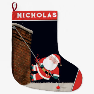 Rock Climbing Holiday Geschenk Großer Weihnachtsstrumpf
