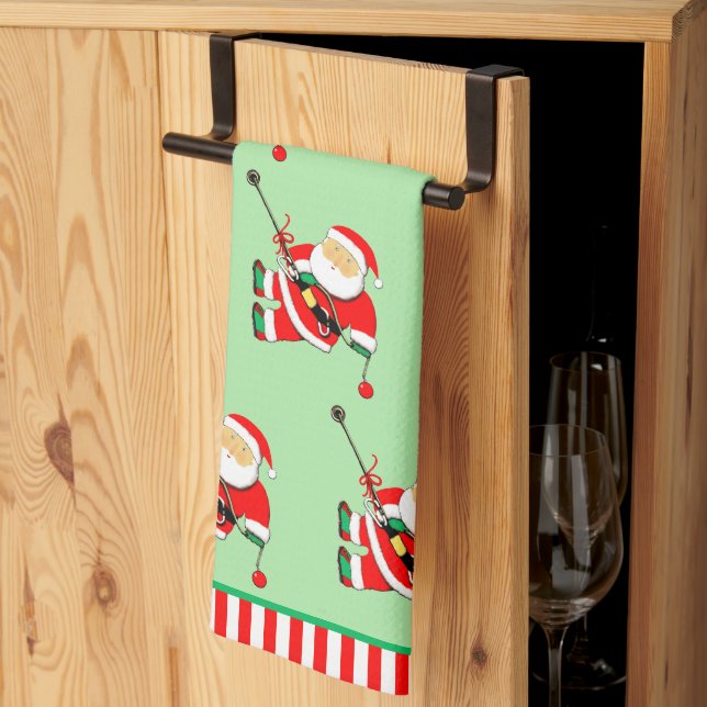 Rock Climbing Holiday Gift Geschirrtuch (Drittel gefaltet)