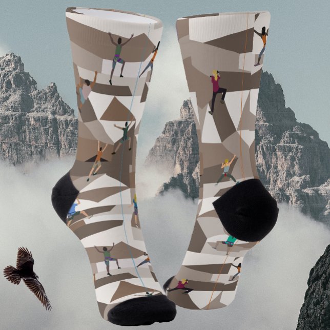Rock Climbing in Browns Crew Socken (Von Creator hochgeladen)