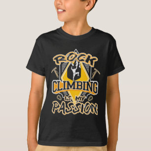 Rock Climbing ist mein Pion Outdoor-Sportabenteuer T-Shirt