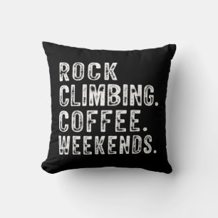 Rock Climbing Kaffeewochen Rock Kletterbegeisterte Kissen