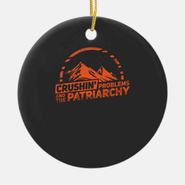 Rock Climbing Keramik Ornament (Vorne)