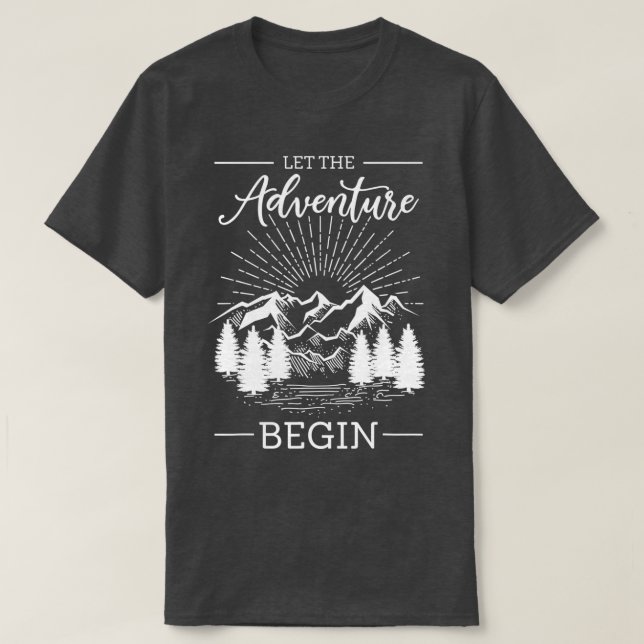 Rock Climbing Klettersteig Lass des Adventure Begi T-Shirt (Design vorne)