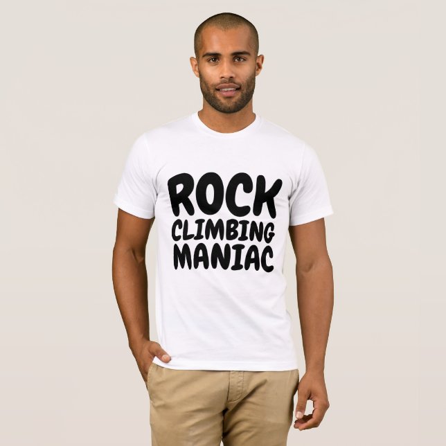 ROCK CLIMBING MANIAC-T - Shirt (Vorne ganz)