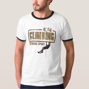 Rock Climbing Männer Ringer T-Shirt