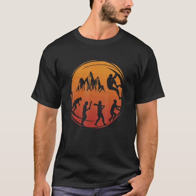 Rock Climbing  Mountain Climber T-Shirt (Vorderseite)