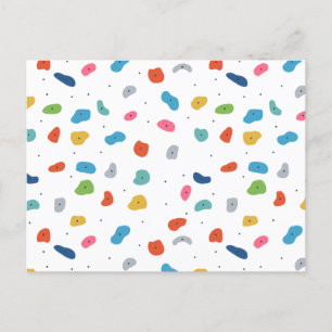 Rock Climbing Niedliche Kinder farbenfroh Feiertagspostkarte