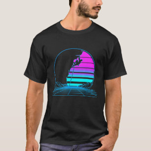 Rock Climbing Pastell Goth Vaporwave T-Shirt
