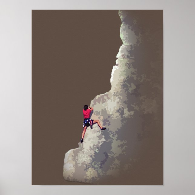 Rock Climbing Poster (Vorne)