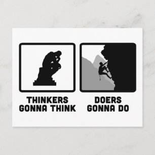 Rock Climbing Postkarte