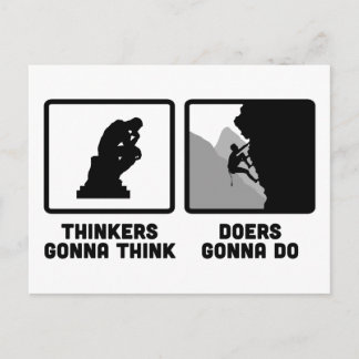 Rock Climbing Postkarte