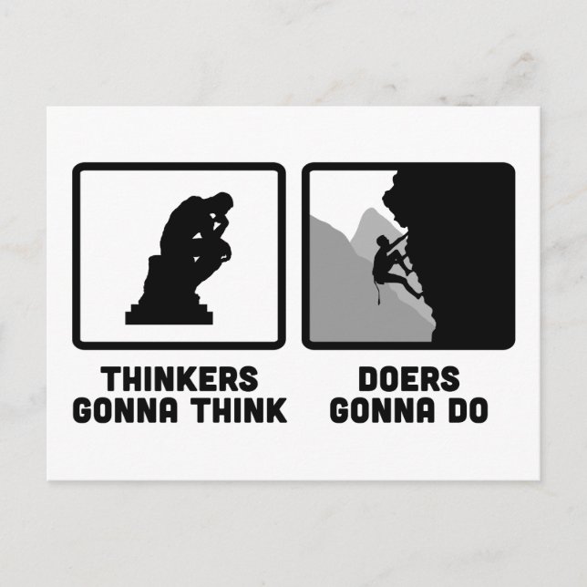 Rock Climbing Postkarte (Vorderseite)