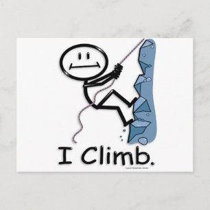Rock Climbing Postkarte