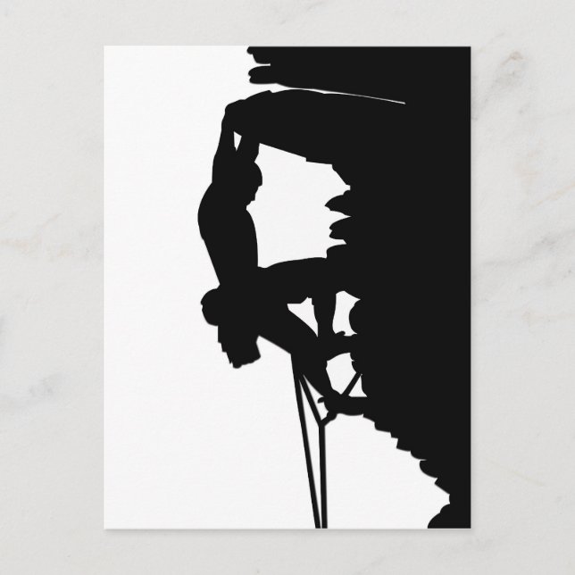 Rock Climbing Postkarte (Vorderseite)