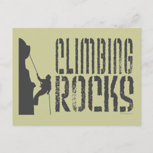 Rock Climbing Postkarte