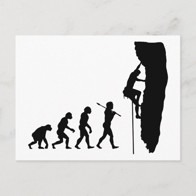 Rock Climbing Postkarte (Vorderseite)